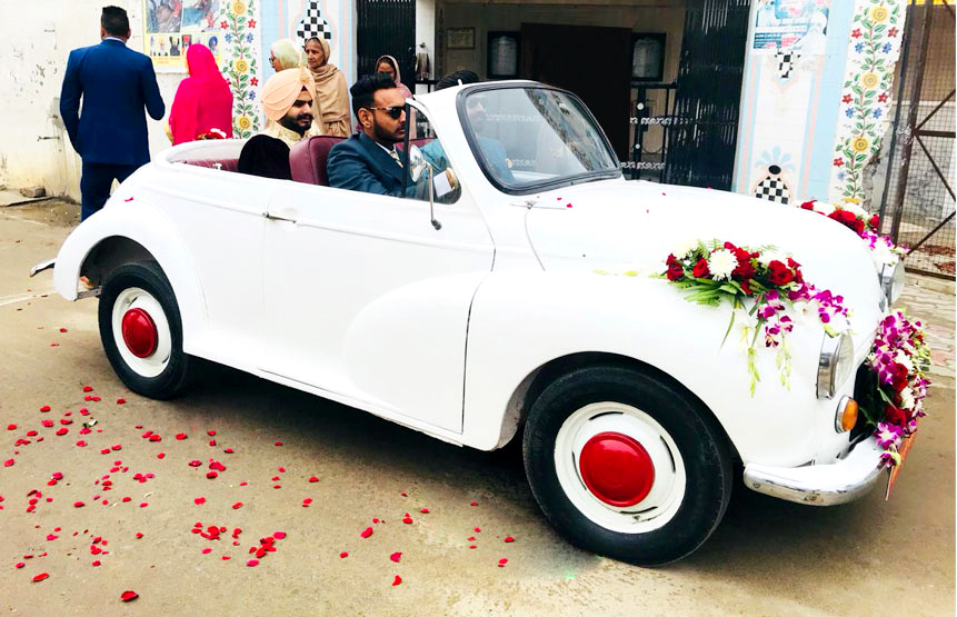 Vintage Wedding Car Punjab, Vintage Car Hire Ludhiana, Amritsar, Moga